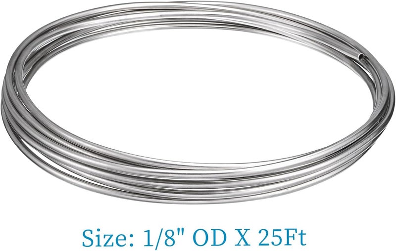 Vigorous Stainless Steel Tubing Coil, 1/8" x 25Ft, 304 Stainless Steel - Image 2